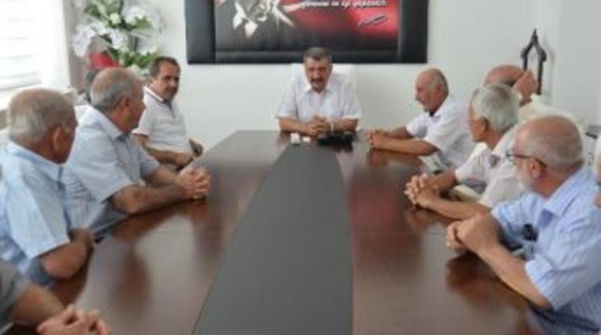 Eski Meclis &Uuml;yeleri, Başkan G&uuml;rkan&rsquo;ı Ziyaret Etti