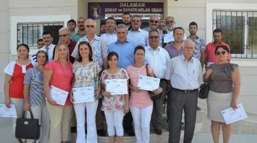 Dalaman&rsquo;ın Yeni Girişimcilerine Belge