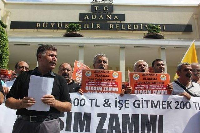 Ulaşım Zammı Protesto Edildi