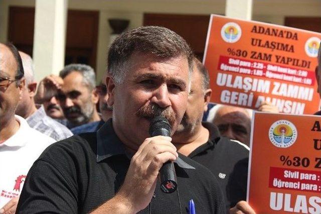 Ulaşım Zammı Protesto Edildi