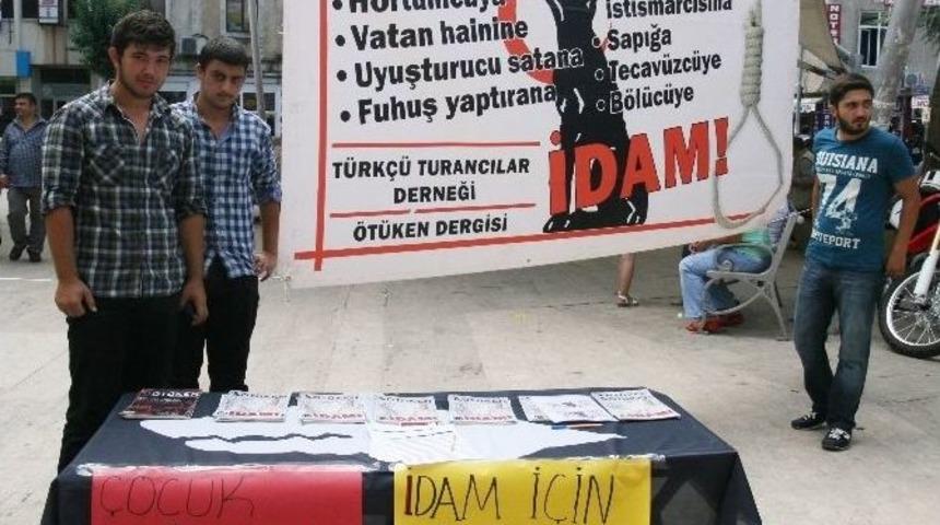 T&uuml;rk&ccedil;&uuml; Turancılar İdamın Geri Gelmesi İ&ccedil;in İmza Kampanyası Başlattı