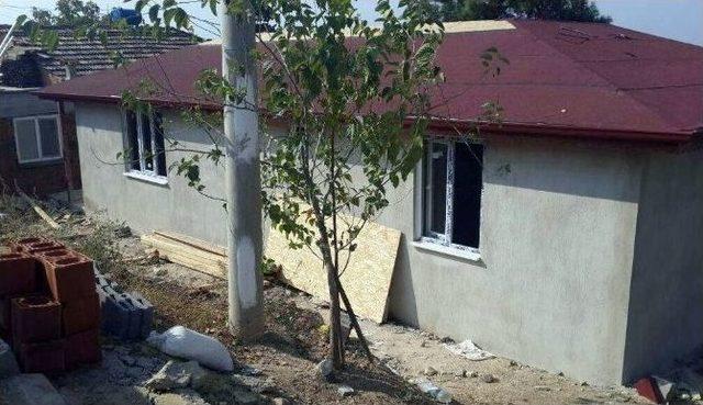 Evi Yanan Kadına Yeni Ev Yapılıyor 1