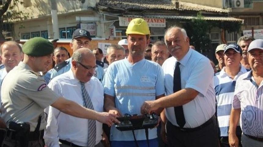 Tirede Yapılacak Olan Dev İşyeri Merkezinin Temeli Atıldı