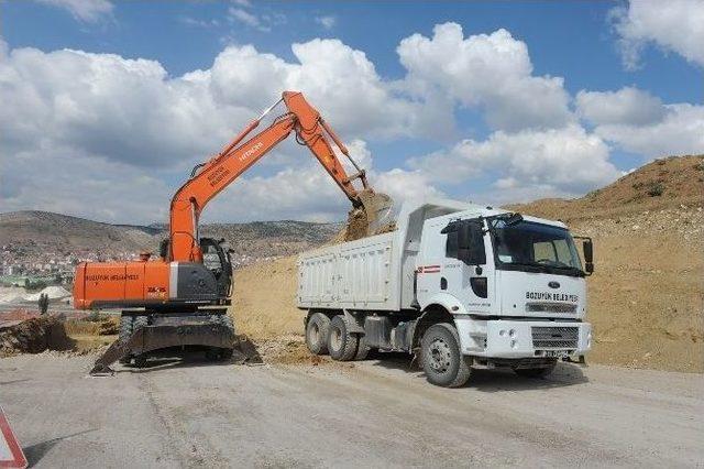 Musapınarı Yolunda Asfalt Çalışması