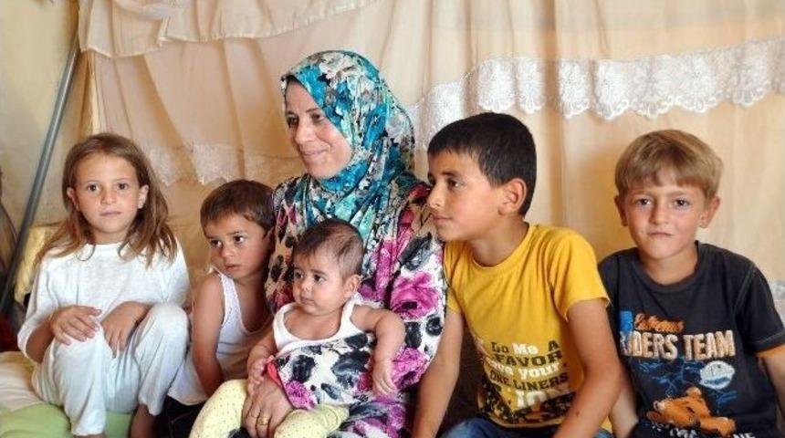 M&uuml;lteciler &Ccedil;ocukları İle &Ccedil;adır Kentte Mutlu