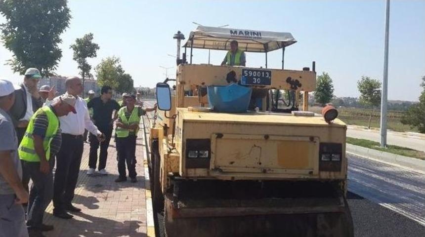 Hayrabolu&rsquo;da Asfaltlama &Ccedil;alışmaları