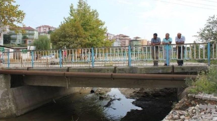 Ak&ccedil;akoca&rsquo;da Dere Islah &Ccedil;alışmaları S&uuml;r&uuml;yor