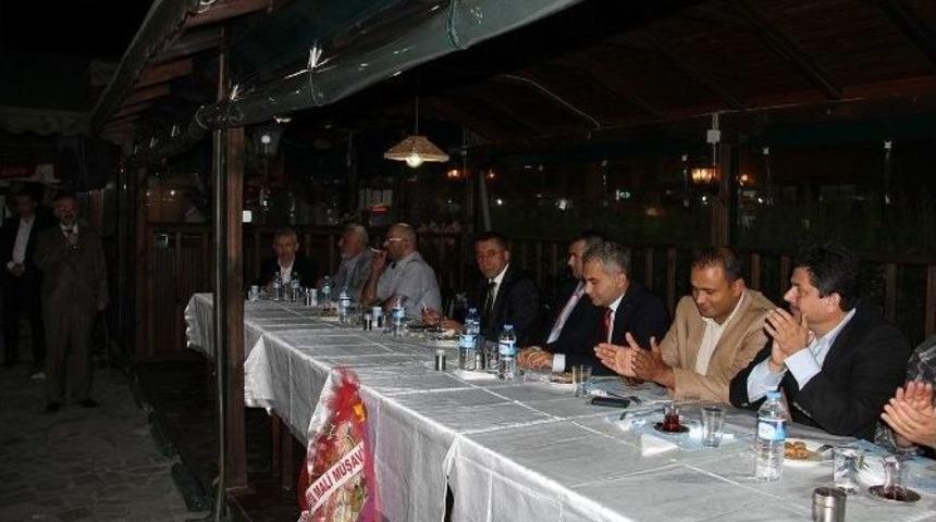 Kaymakam Korkmaz&rsquo;a Veda Yemeği Verildi