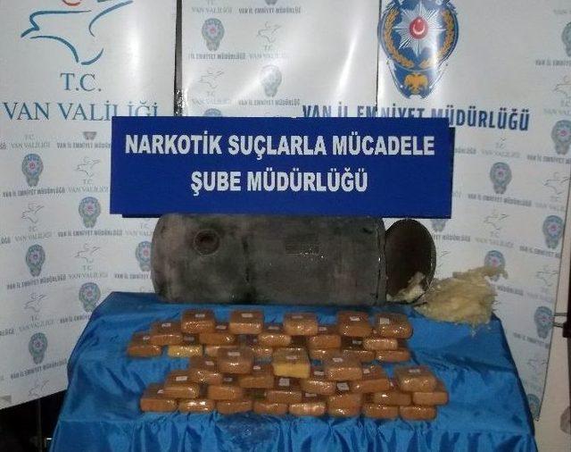 Van’da 20 Kilo 338 Gram Eroin Ele Geçirildi