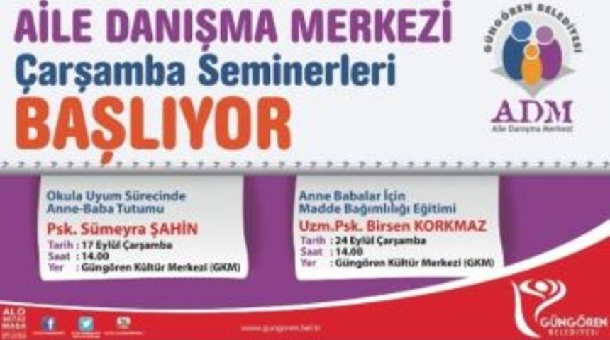 G&uuml;ng&ouml;ren&rsquo;de "&ccedil;arşamba Seminerleri" Başlıyor