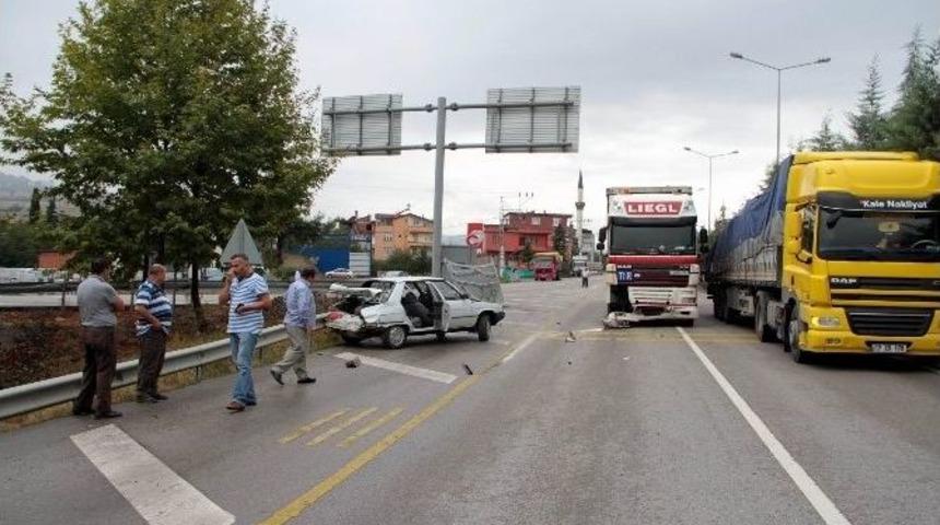 Samsun&rsquo;da Trafik Kazası: 6 Yaralı