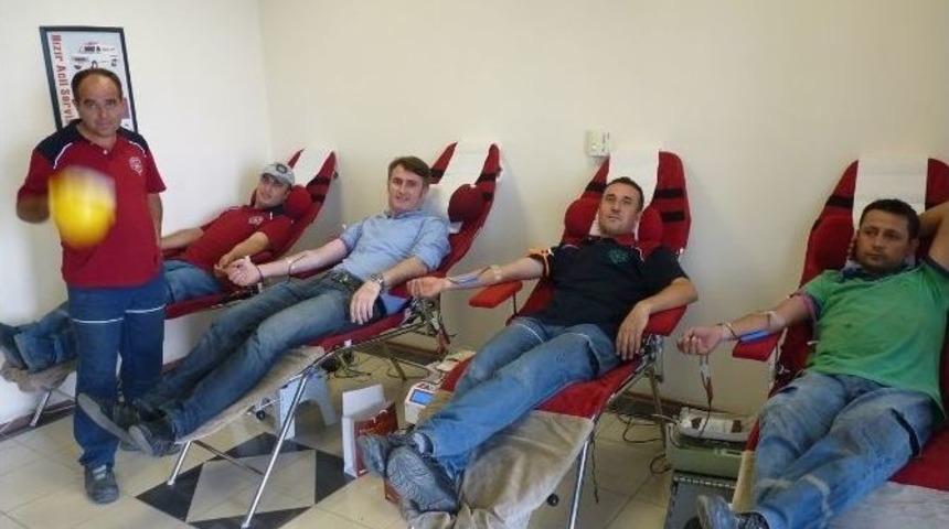 Kayseri Şeker Ve Boğazlıyan Entegre Tesisinde Kan Bağışına Yoğun İlgi