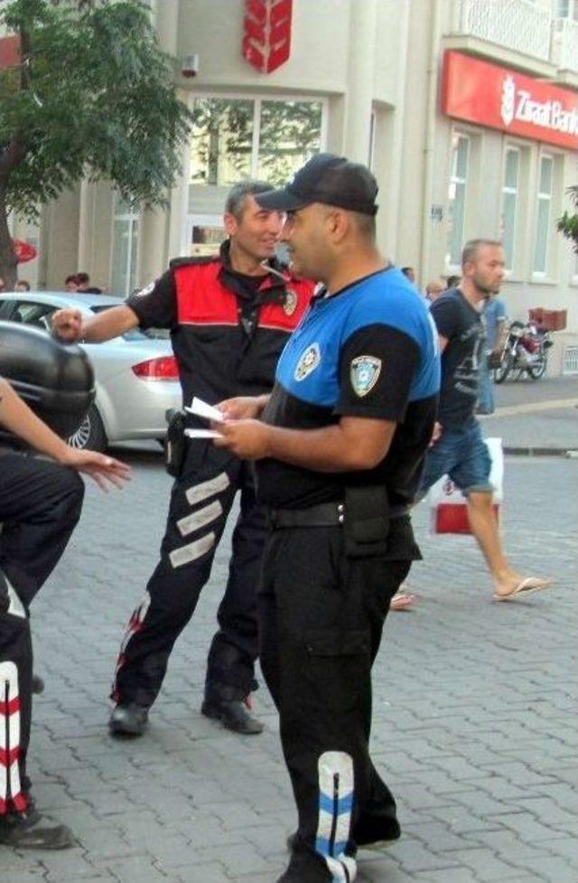 Edremit’te Polis’ten Broşürlü Uyarı