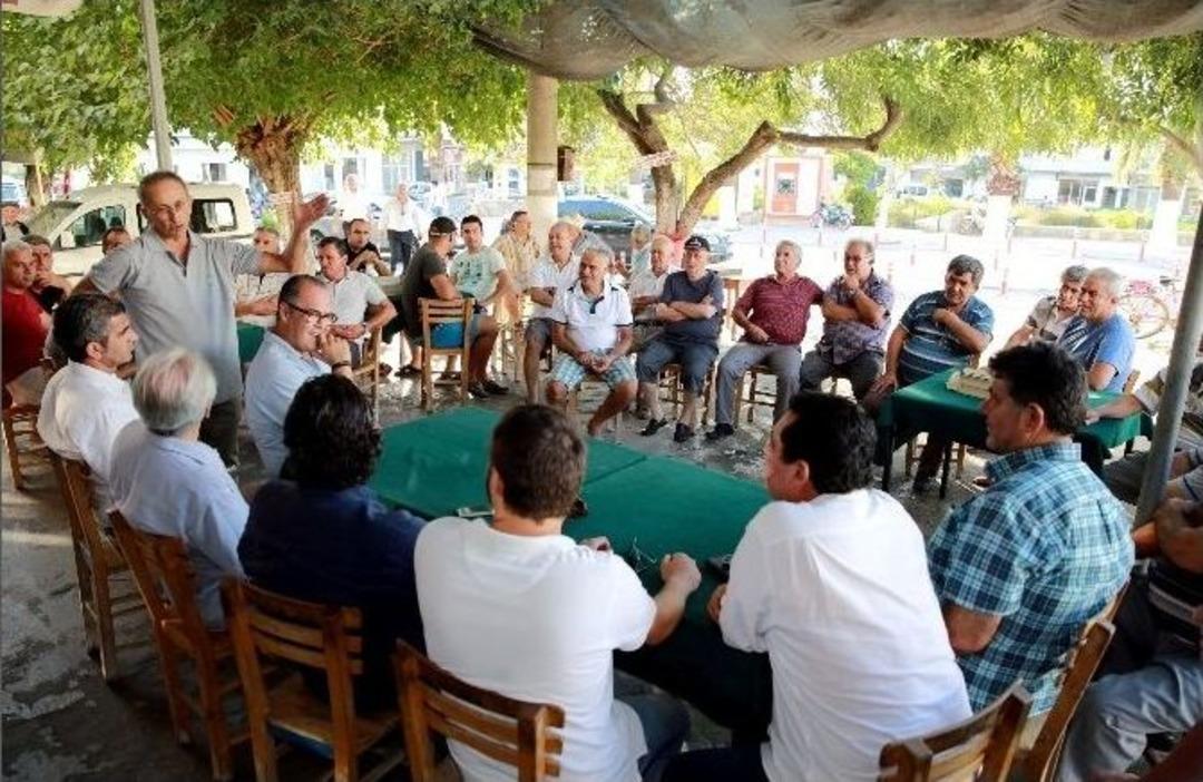 Başkan Kocadon Mumcular&rsquo;da İncelemelerde Bulundu