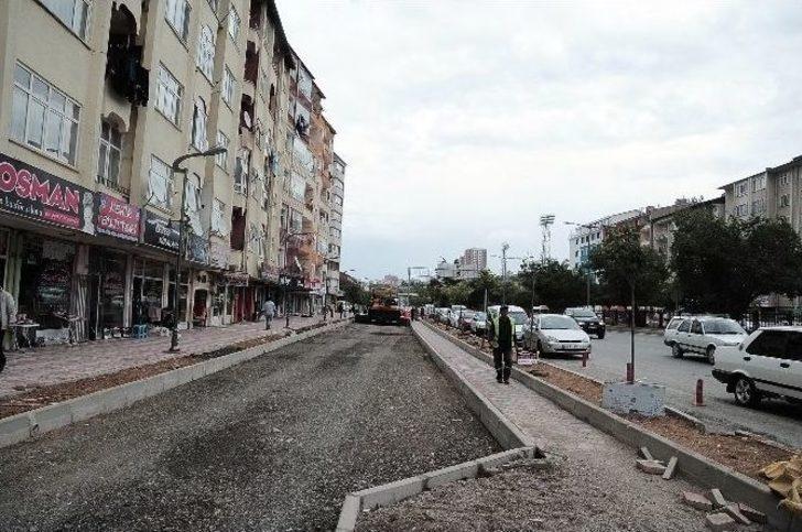 Yozgat’ta Cadde Ve Sokak Düzenlemeleri Sürüyor