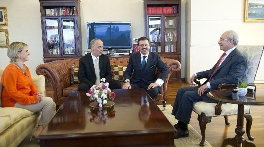 Hisarcıklıoğlu Ve Atalay, Kılı&ccedil;daroğlu&rsquo;nu Ziyaret Etti