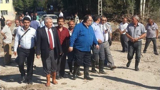 İl Başkanı Mete Eke Sel Felaketinin Yaşandığı Bölgede