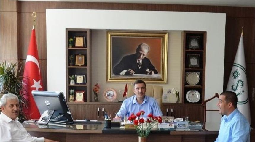 Başkanlardan Dsi 13. B&ouml;lge M&uuml;d&uuml;r&uuml; &Ouml;zg&uuml;r&rsquo;e Ziyaret