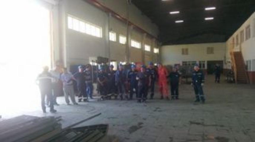 Tavan Vin&ccedil; Operat&ouml;rl&uuml;k Uygulama Sınavı Yapıldı