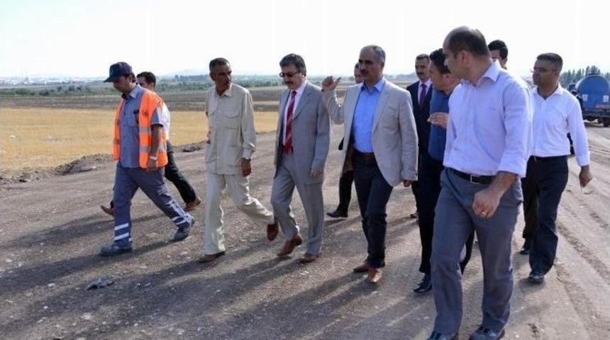 Kızılırmak Sahil Yolunda &Ccedil;alışmalar S&uuml;r&uuml;yor