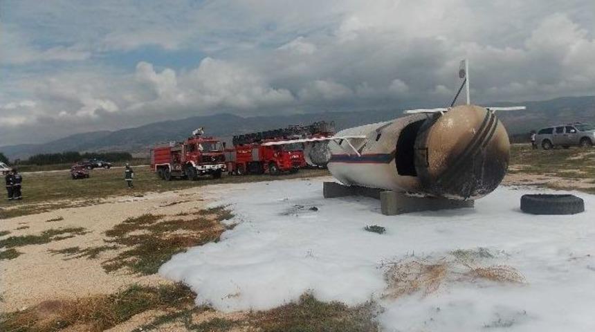 Tokat&rsquo;ta U&ccedil;ak Kazası Tatbikatı