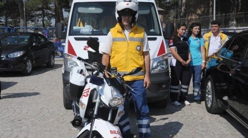 Bilecik 112 "motosiklet Ambulans"larla Artık Daha Hızlı