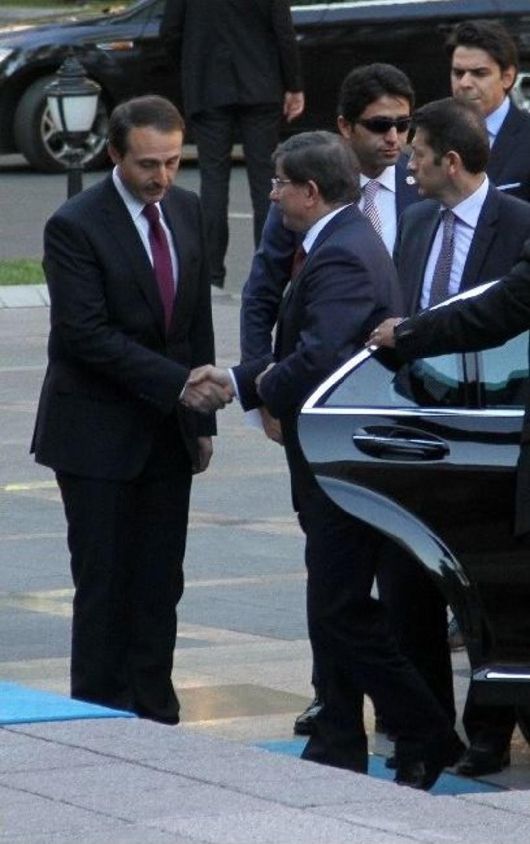 Davutoğlu, Abd Dışişleri Bakanı Kerry İle G&ouml;r&uuml;şt&uuml;