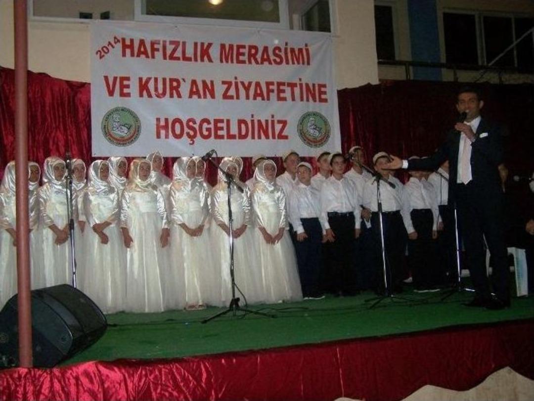 Korkuteli&rsquo;nde 18 Hafız Ta&ccedil; Giydi