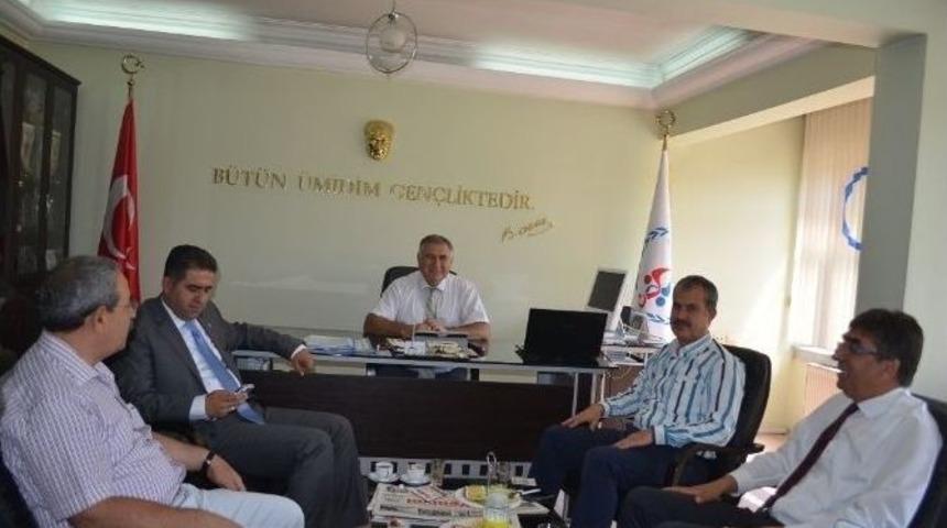 Milletvekili Erdoğan Ve Ak Parti İl Başkanı Fırat Brifing Aldılar