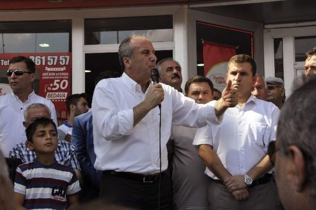 Muharrem İnce Halka Seslendi
