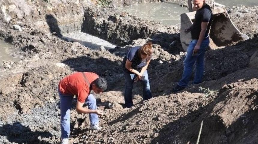 Sivas&rsquo;ta İnşaat Temelinde Tarihi Eser Bulundu