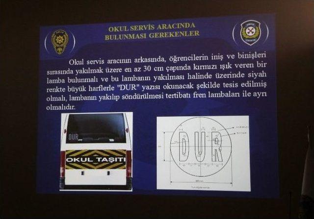 Yozgat Emniyetten Öğrenci Servis Şoförlerine Seminer