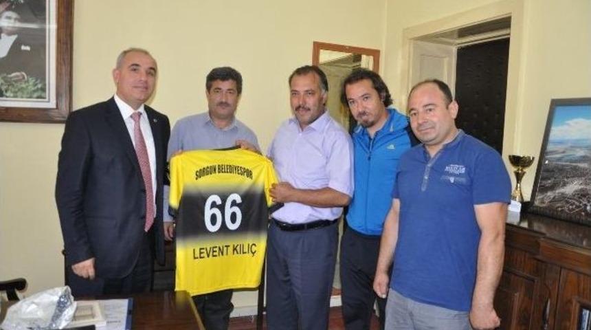 Sorgun Belediyespor&rsquo;dan Kaymakam Kılı&ccedil;&rsquo;a Veda Ziyareti
