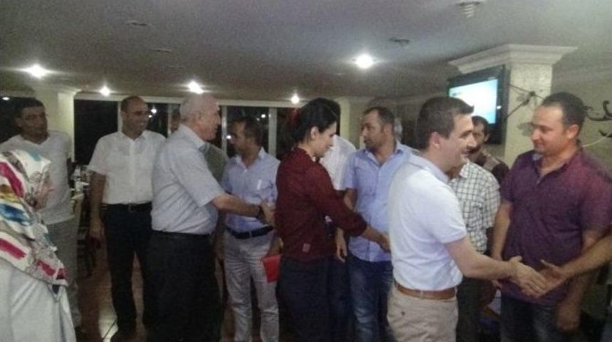 Kulp Milli Eğitim M&uuml;d&uuml;r&uuml; Yener&rsquo;e Veda Yemeği