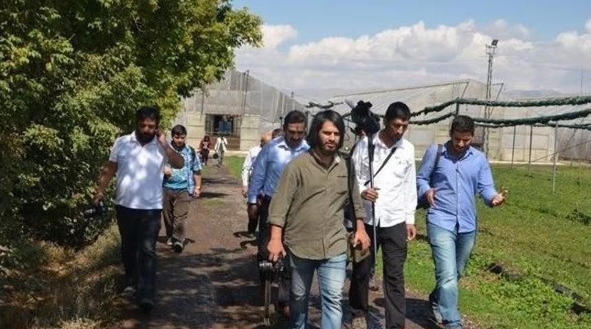 Erzurum Fidanlık Sahaları Basın Mensuplarına Gezdirildi