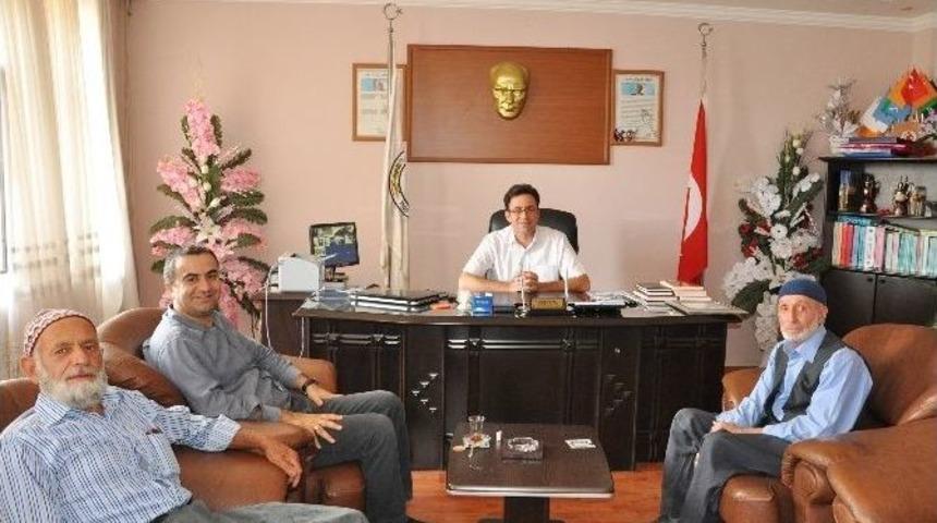 Kaymakam G&uuml;ven&rsquo;den Başkan Korkut&rsquo;a Veda Ziyareti
