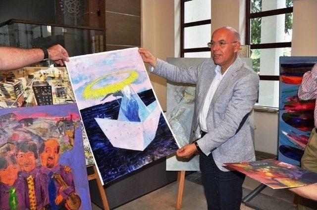 “14 Ressam 14 Süleymanpaşa” Projesindeki Eserler Görücüye Çıktı