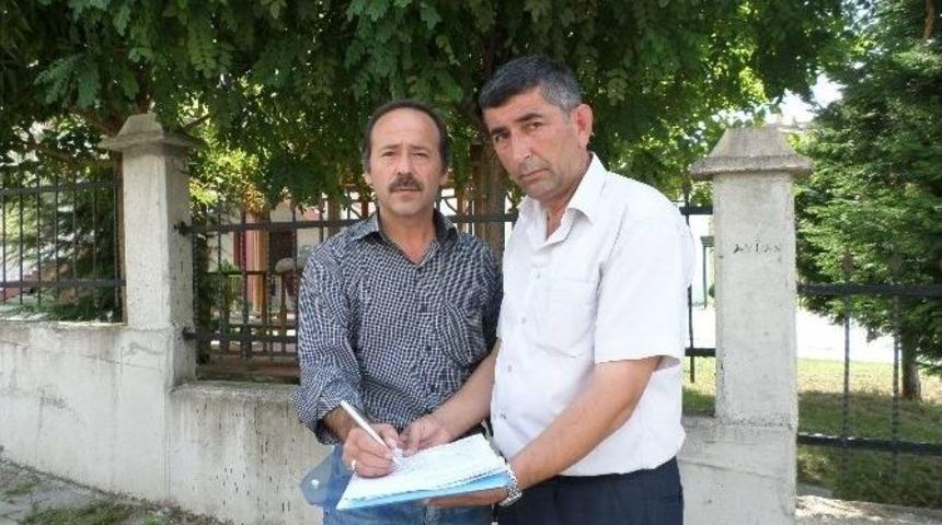 Korucuklular Modern Semt Pazarı İ&ccedil;in İmza Kampanyası Başlattılar