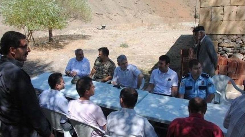 Kaymakam G&uuml;ven&rsquo;den Konarlı K&ouml;y&uuml;&rsquo;ne Ziyaret