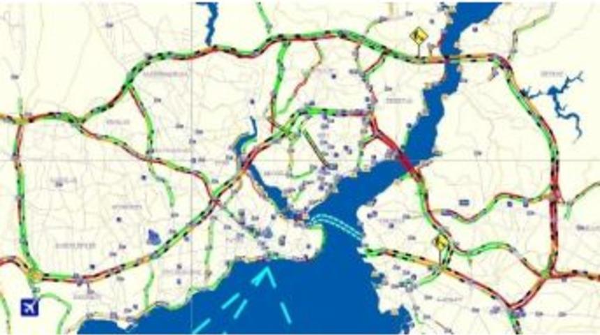 Okul Trafiği Yoğunluk Haritasına B&ouml;yle Yansıdı