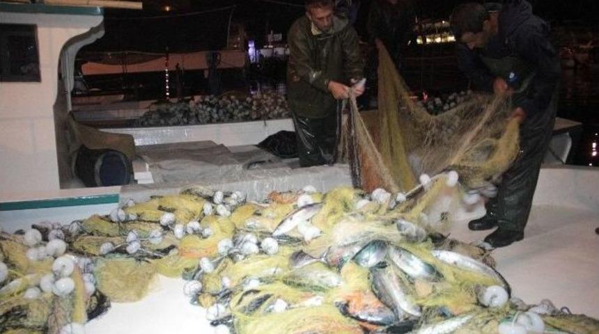 Tekneler Palamut Dolu D&ouml;nd&uuml;