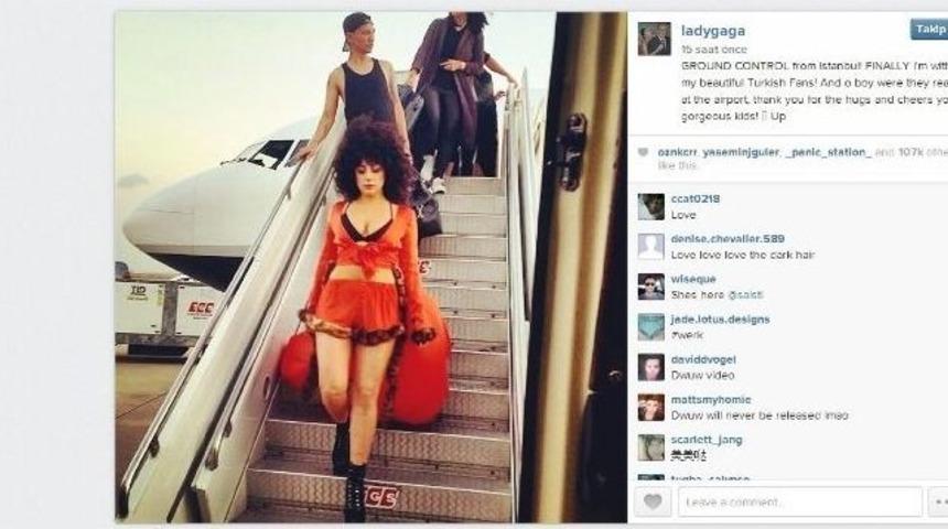 Lady Gaga&rsquo;dan İstanbul Tweet&rsquo;i