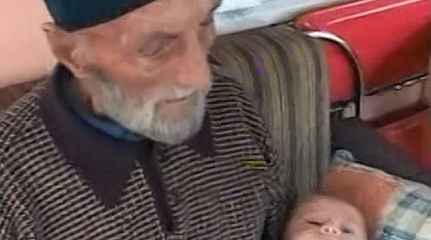 103 Yaşındaki İbrahim Kabil, Torununun Torununu G&ouml;rd&uuml;