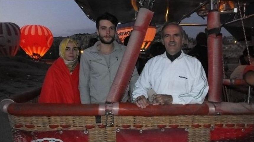Bursa B&uuml;y&uuml;kşehir Belediye Başkanı Altepe, Kapadokya&rsquo;da Balona Bindi