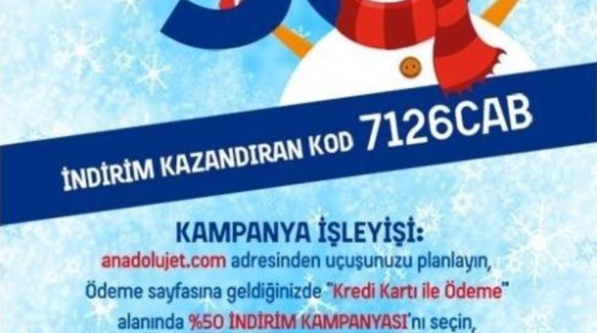 Anadolujet&rsquo;le Y&uuml;zde Elli İndirimli U&ccedil;uş