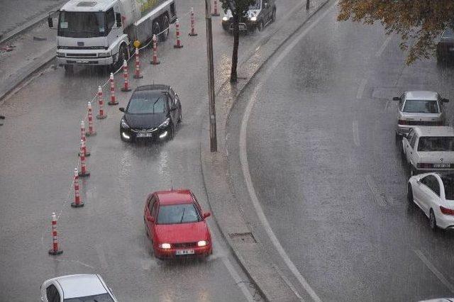 Konya’da Sağanak Yağmur