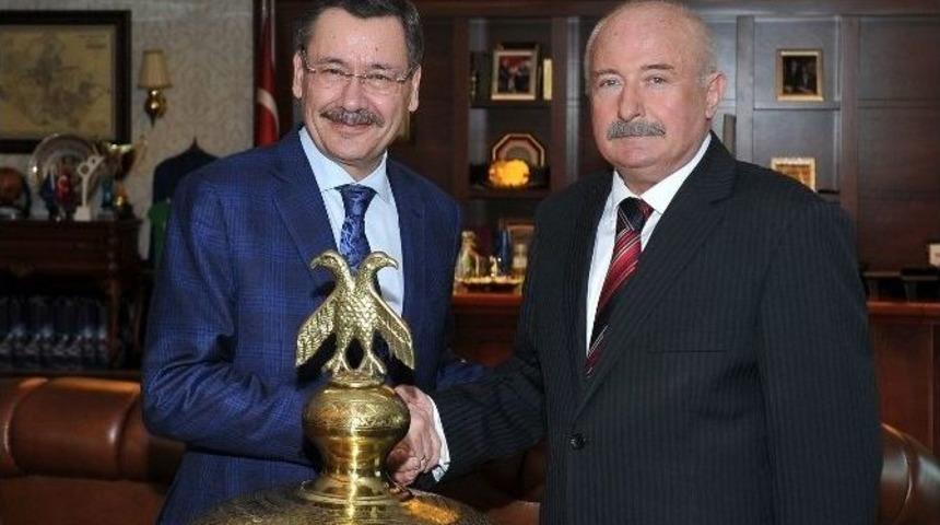 Ankara Valisi Yüksel’den Başkan Gökçek’e Veda Ziyareti