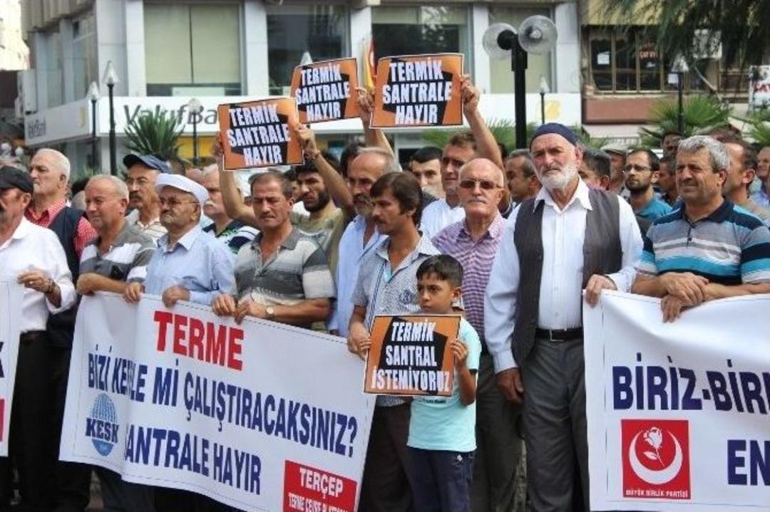 Terme Termik Santrale Karşı