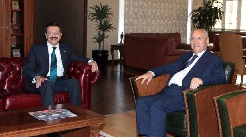 Hisarcıklıoğlu&rsquo;ndan Yaşar&rsquo;a Ziyaret