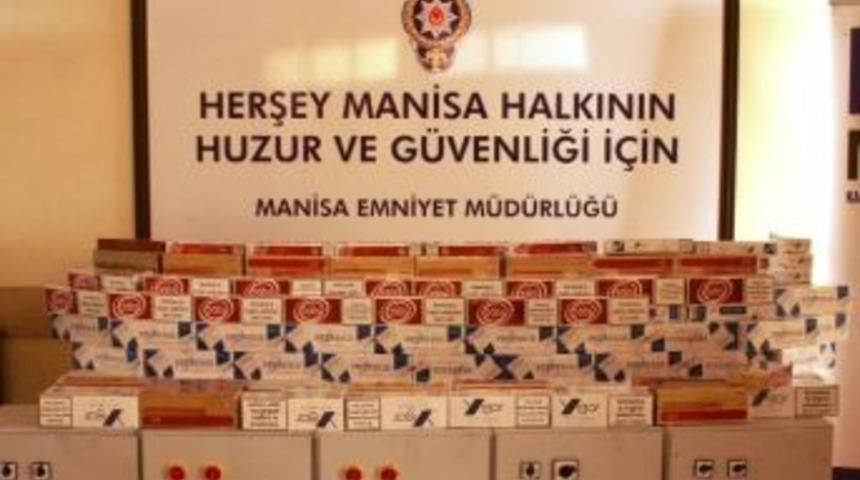 Manisa&rsquo;da G&uuml;mr&uuml;k Ka&ccedil;ağı 51 Bin Paket Sigara Ele Ge&ccedil;irildi